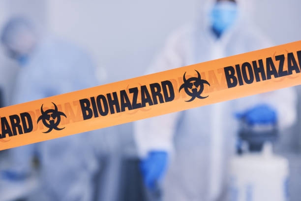 Professional Biohazard Cleanup technician working in Coalinga, CA